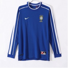 Brazil 1998 Long Sleeves Away Classic Shirt 