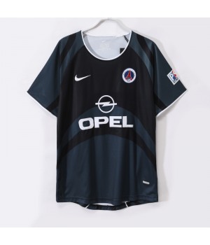Paris Saint Germain 2001-2002 Away Classic Black Shirt 