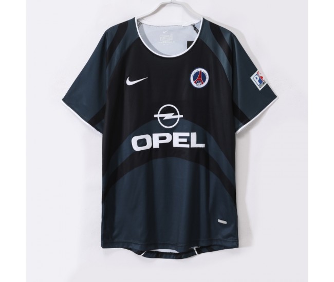 Paris Saint Germain 2001-2002 Away Classic Black Shirt 