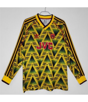 Arsenal FC Long Sleeve 1990-1992 Away Classic Shirt