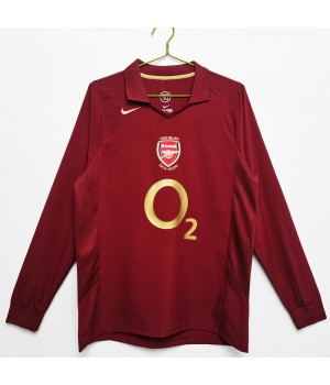 Arsenal FC 2005-2006 Long Sleeve Home Classic Shirt