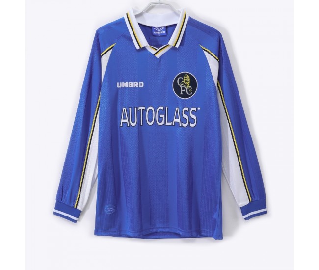 Chelsea FC 1997-1999 Long Sleeves Home Classic Shirt 
