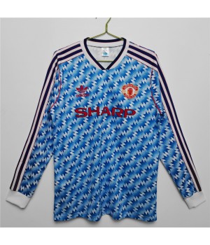 Manchester United FC 1990 Long Sleeve Away Classic Shirt