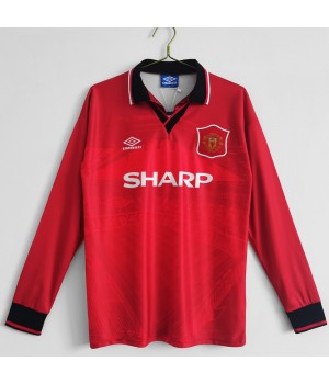 Manchester United FC 1994-1995 Long Sleeve Home Classic Shirt