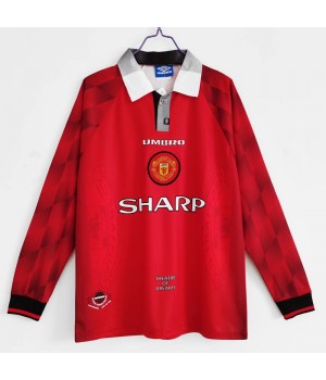 Manchester United FC Long Sleeve 1996-1997 Home Classic Shirt