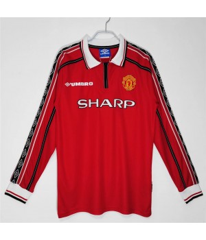 Manchester United FC 1998-1999 Long Sleeve Home Classic Shirt
