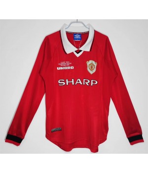 Manchester United FC 1999-2000 Long Sleeve Home Classic Shirt
