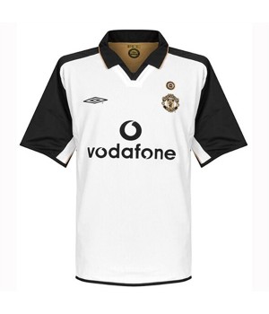 Manchester United FC 2001-2002 Centenary White Classic Shirt