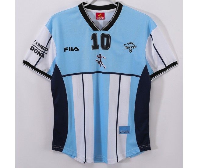 Argentina Mens Diego Maradona Classic Shirt 2001