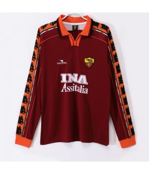 As Roma 1998 1999 Long Sleeves Classic Shirt 