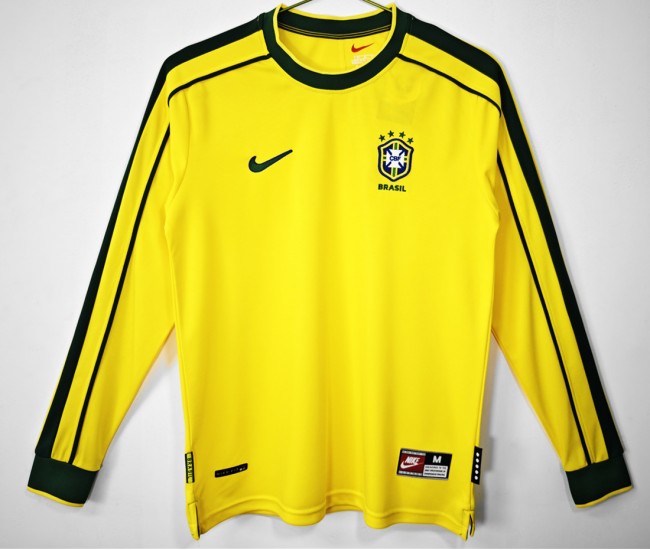 Brazil Home Long Sleeve Classic Shirt 1998