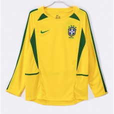 Brazil Home Long Sleeve Classic Shirt 2002