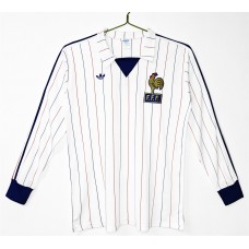 France Long Sleeve Away Classic Shirt 1980