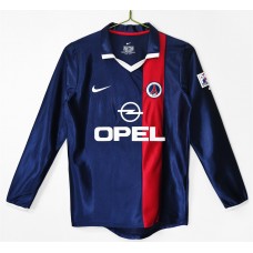Paris Saint Germain Home Long Sleeve Classic Shirt 2001 Paris Saint Germain Home Long Sleeve Classic Shirt 2001