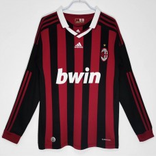 AC Milan Long Sleeve Home Classic Shirt 2009 AC Milan Long Sleeve Home Classic Shirt 2009