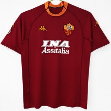 AS Roma Mens Home Classic Shirt 2001 AS Roma Mens Home Classic Shirt 2001