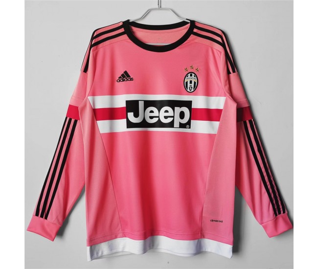 Juventus Away  Long Sleeve Classic Shirt 2015
