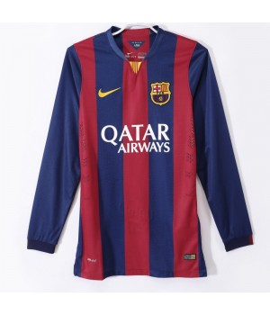 Barcelona 2014-2015 Long Sleeves Home Classic Shirt 