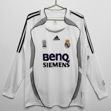 Real Madrid 2006-2007 Long Sleeve Home Classic Shirt