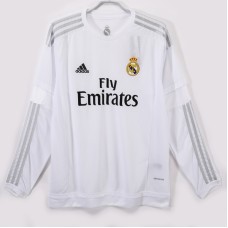 Real Madrid 2015-2016 Long Sleeves Home Classic Shirt 