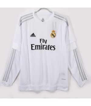 Real Madrid 2015-2016 Long Sleeves Home Classic Shirt 