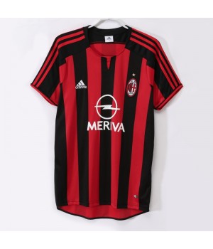 Ac Milan 2003-2004 Home Classic Shirt 