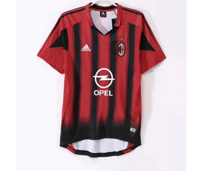 Ac Milan 2004-2005 Home Classic Shirt 