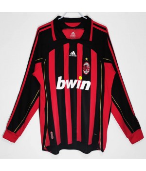 AC Milan 2006-2007 Long Sleeve Home Classic Shirt