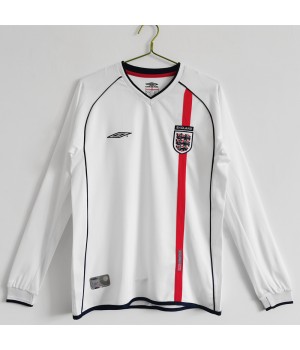 England 2002 Long Sleeve Home Classic Shirt