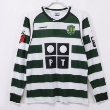 Sporting CP Home Long Sleeve Classic Shirt 2001 Sporting CP Home Long Sleeve Classic Shirt 2001