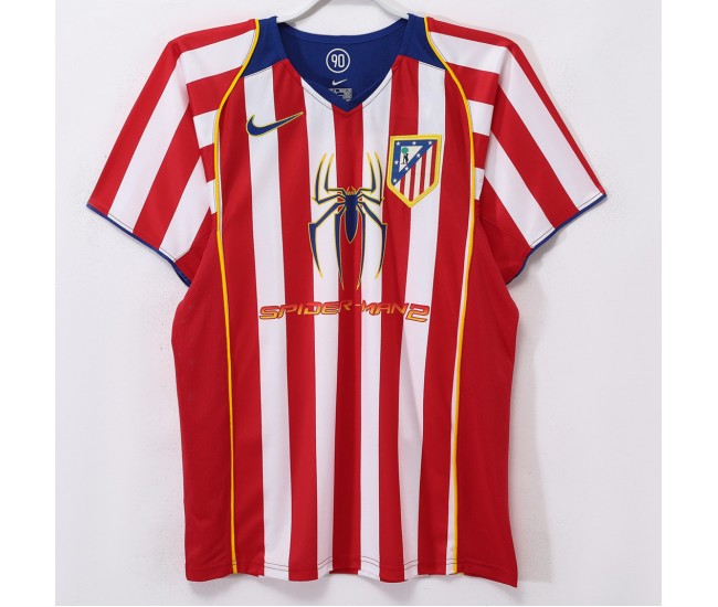 Atletico Madrid Home Classic Shirt 2004