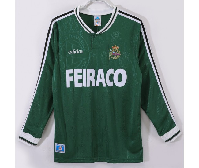 RC Deportivo Away Long Sleeve Classic Shirt 1999