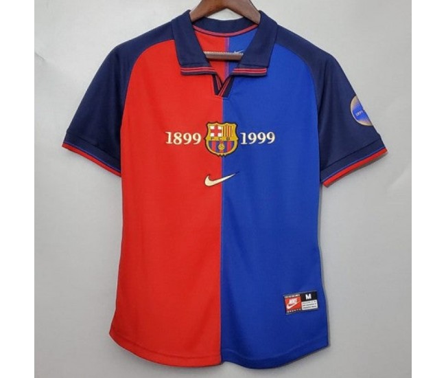 FC Barcelona Centenary Home Classic Shirt 1999