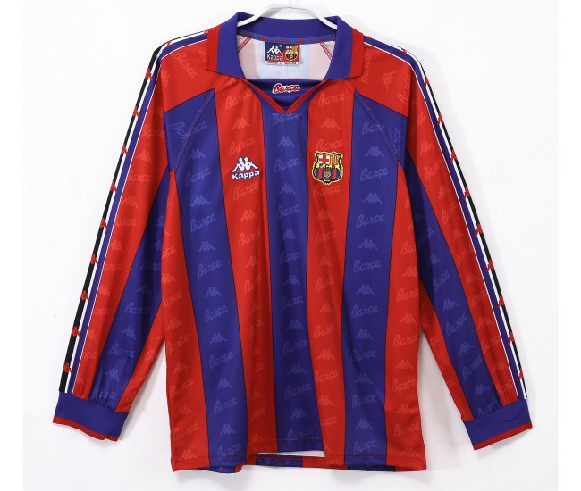 FC Barcelona Home Long Sleeve Classic Shirt 1995