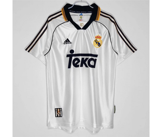 Real Madrid Home Classic Shirt 1999