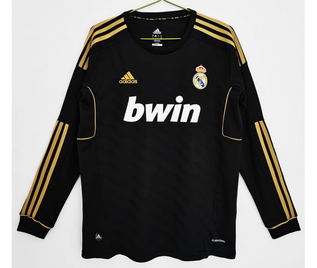 Real Madrid Long Sleeve Away Classic Shirt 2011