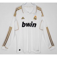 Real Madrid Long Sleeve Home Classic Shirt 2011
