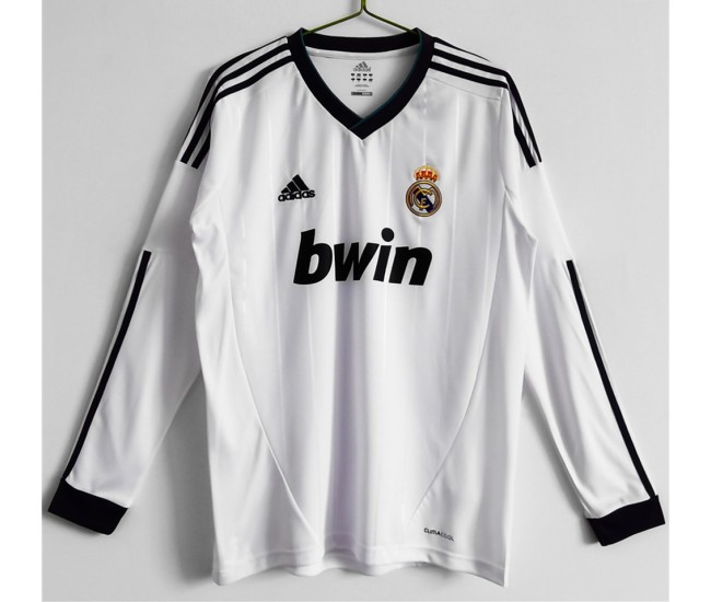 Real Madrid Home Long Sleeve Classic Shirt 2012