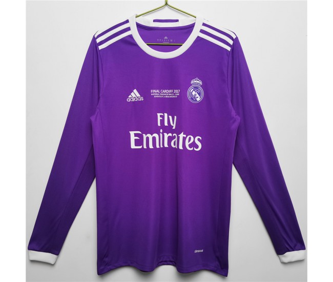 Real Madrid Away Long Sleeve Shirt 2016
