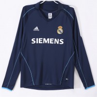 Real Madrid Away Long Sleeve Classic Shirt 2005