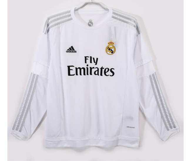 Real Madrid Home Long Sleeve Classic Shirt 2015