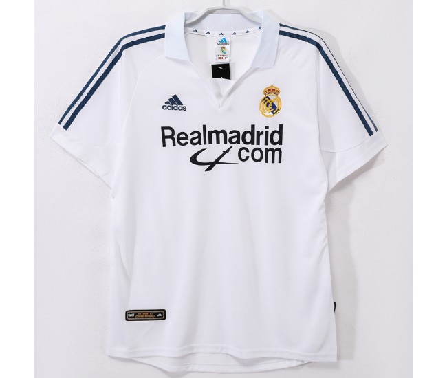 Real Madrid Home Classic Shirt 2001