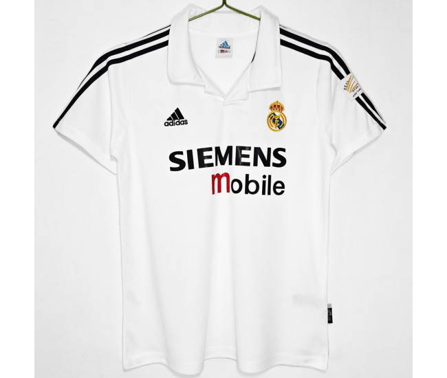 Real Madrid Home Classic Shirt 2002