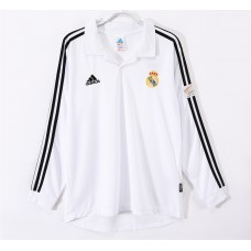 Real Madrid Home Long Sleeve Classic Shirt 2002 Real Madrid Home Long Sleeve Classic Shirt 2002