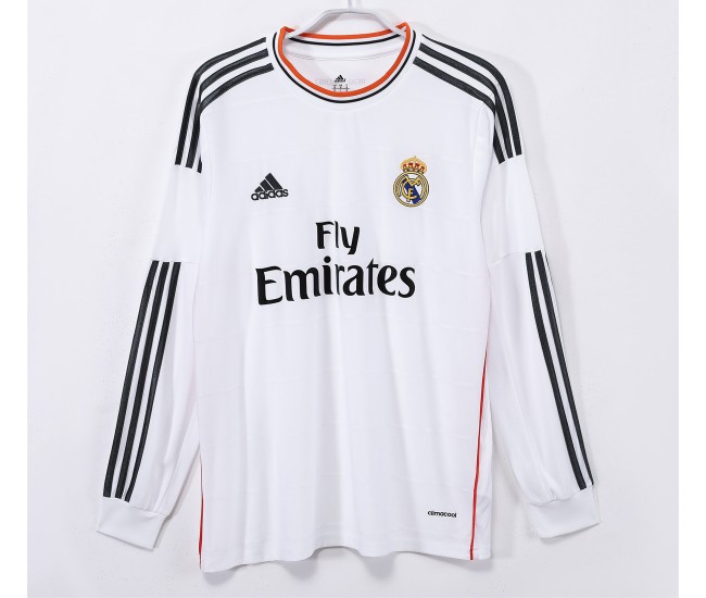 Real Madrid Home Long Sleeve Classic Shirt 2013