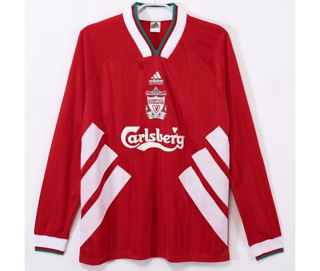 Liverpool FC Home Long Sleeve Classic Shirt 1993