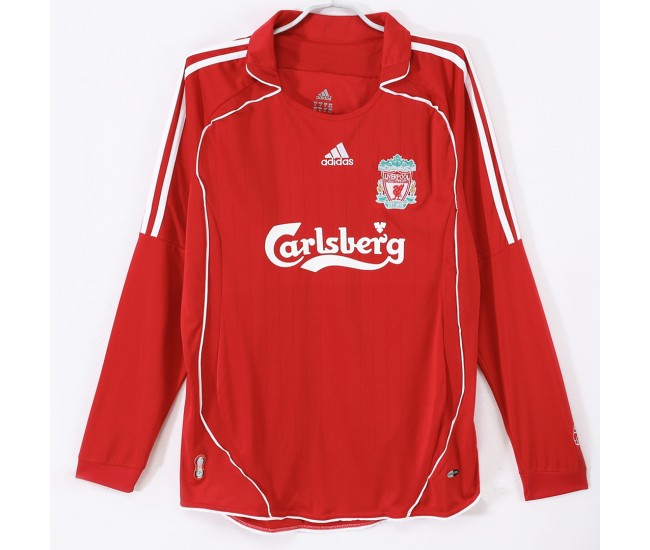 Liverpool FC Home Long Sleeve Classic Shirt 2006
