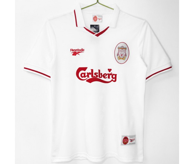 Liverpool FC White Classic Shirt 1996