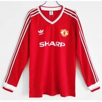 Manchester United FC Long Sleeve Home Classic Shirt 1986