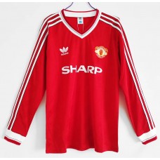 Manchester United FC Long Sleeve Home Classic Shirt 1986